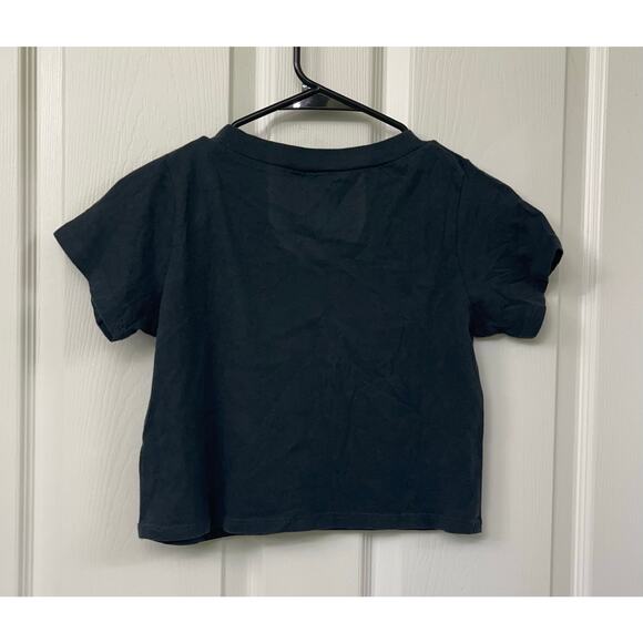 New Snoop Dogg crop small t-shirt rap artist graphic tee black NWOT short sleeve - Picture 2 of 3